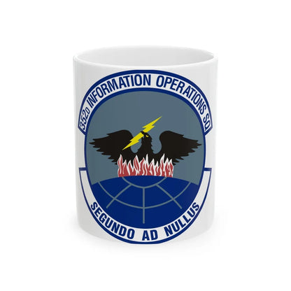 352d Information Operations Squadron (U.S. Air Force) White Coffee Mug-11oz-Go Mug Yourself