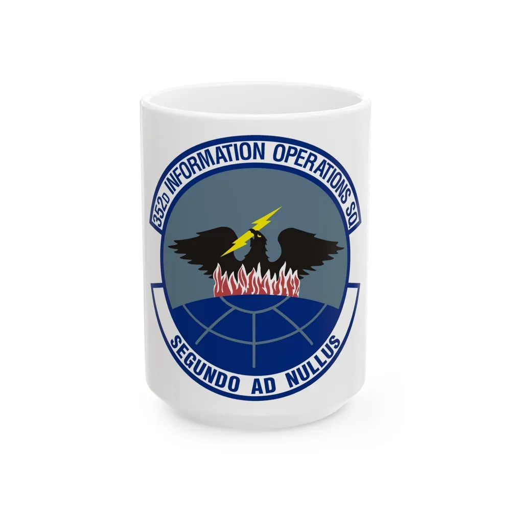 352d Information Operations Squadron (U.S. Air Force) White Coffee Mug-15oz-Go Mug Yourself