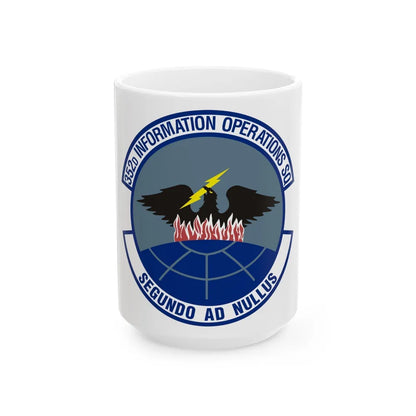 352d Information Operations Squadron (U.S. Air Force) White Coffee Mug-15oz-Go Mug Yourself