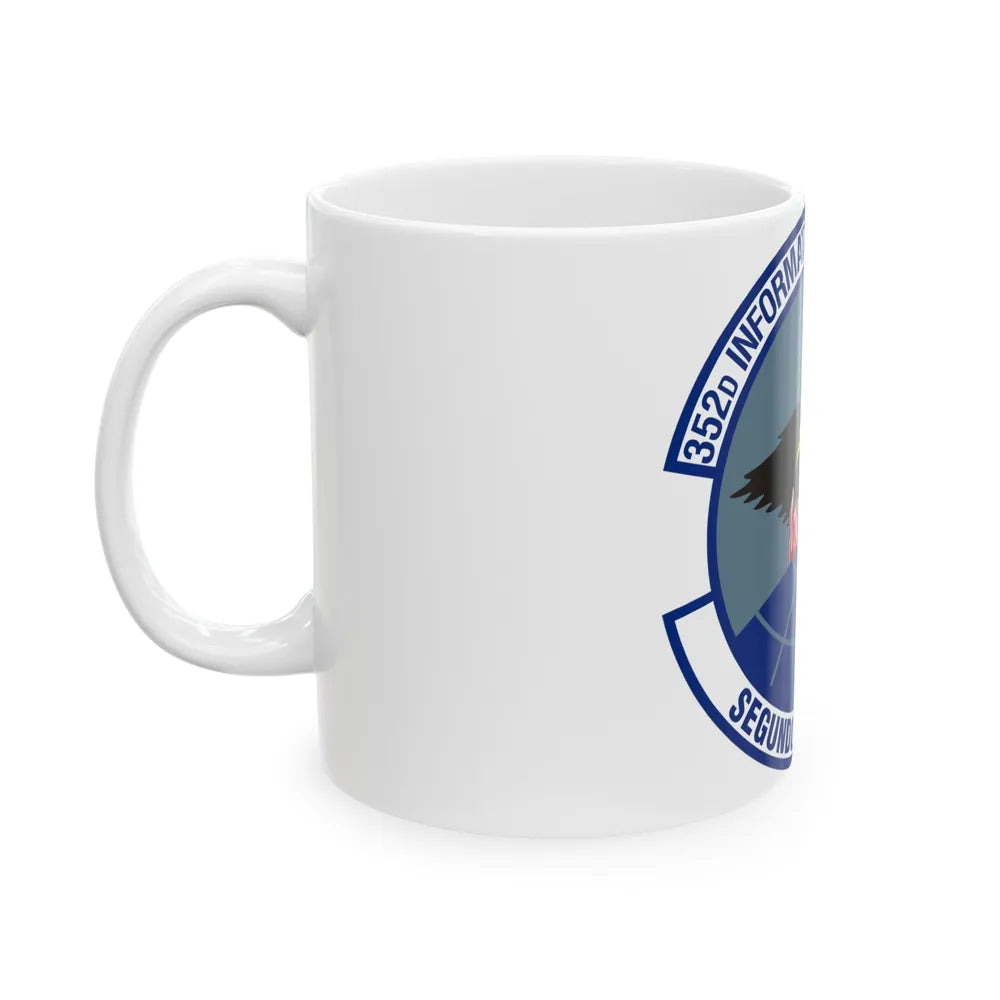 352d Information Operations Squadron (U.S. Air Force) White Coffee Mug-Go Mug Yourself