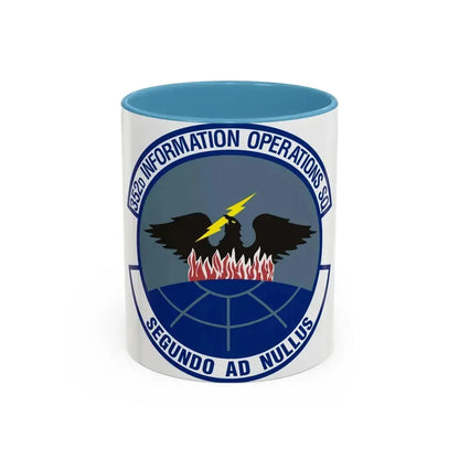 352d Information Operations Squadron (U.S. Air Force) Accent Coffee Mug 11oz Light Blue - Go Mug Yourself