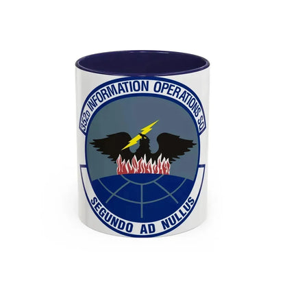352d Information Operations Squadron (U.S. Air Force) Accent Coffee Mug 11oz Navy - Go Mug Yourself