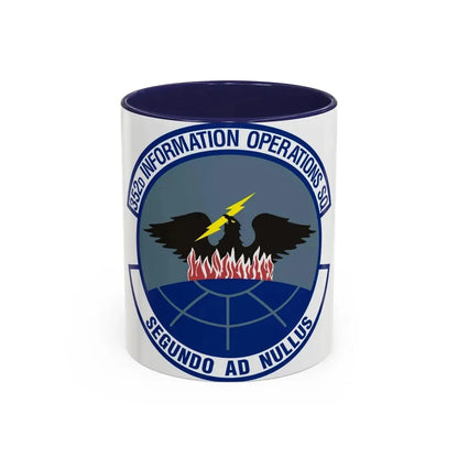 352d Information Operations Squadron (U.S. Air Force) Accent Coffee Mug 11oz Navy - Go Mug Yourself