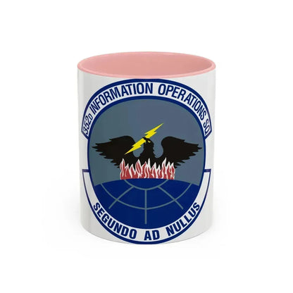 352d Information Operations Squadron (U.S. Air Force) Accent Coffee Mug 11oz Pink - Go Mug Yourself