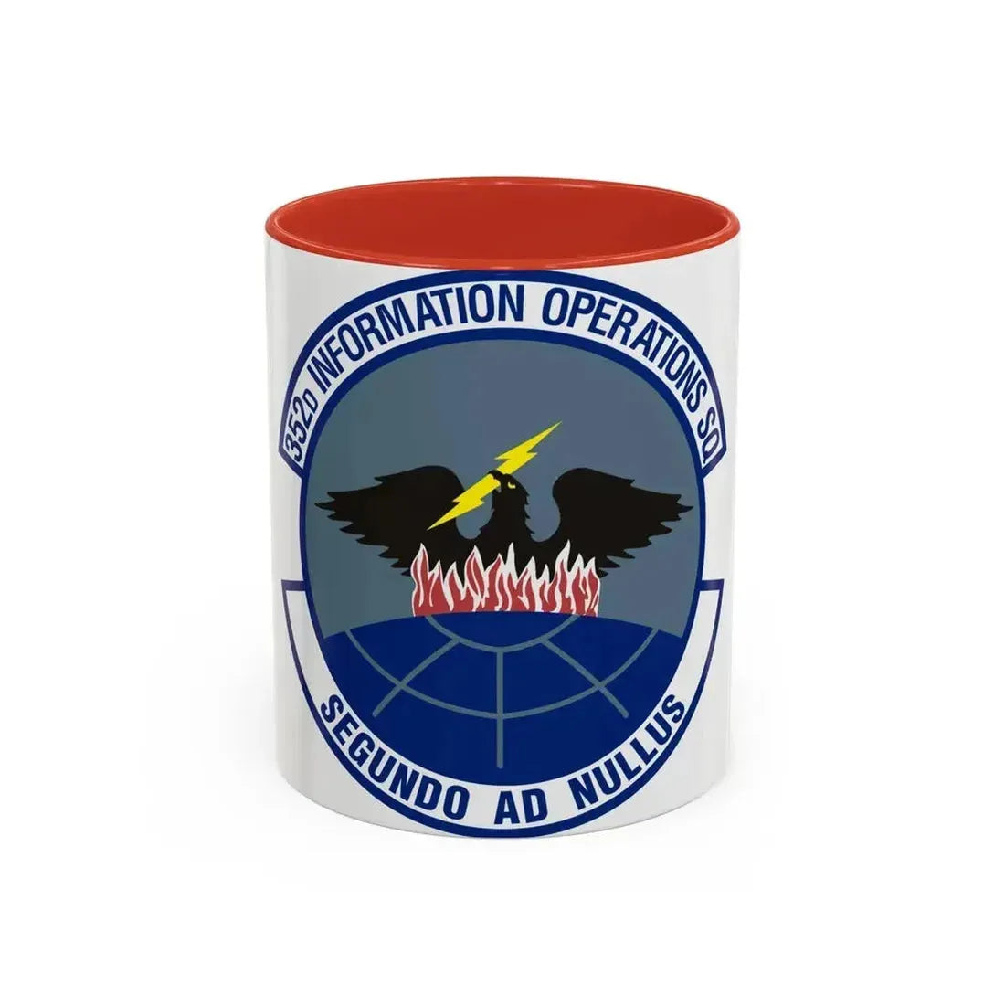 352d Information Operations Squadron (U.S. Air Force) Accent Coffee Mug 11oz Red - Go Mug Yourself