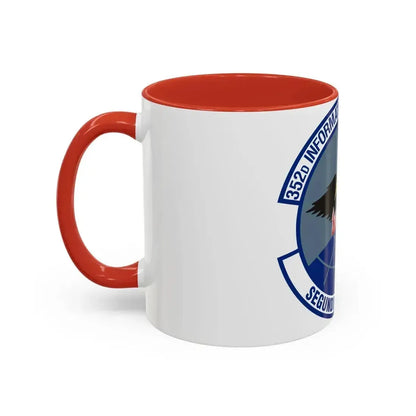 352d Information Operations Squadron (U.S. Air Force) Accent Coffee Mug - Go Mug Yourself