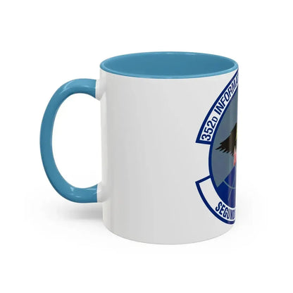 352d Information Operations Squadron (U.S. Air Force) Accent Coffee Mug - Go Mug Yourself