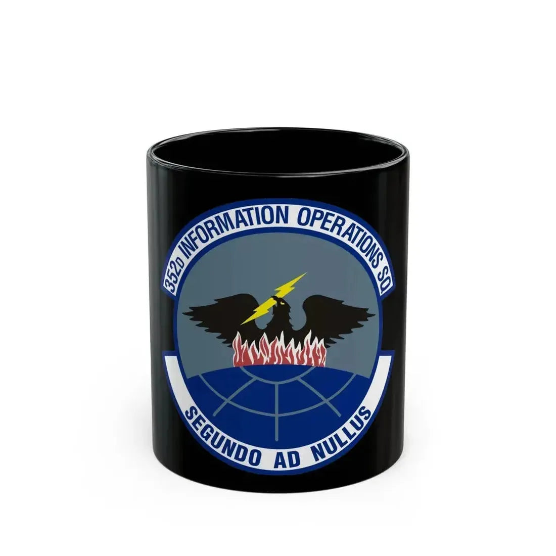 352d Information Operations Squadron (U.S. Air Force) Black Coffee Mug 11oz - Go Mug Yourself