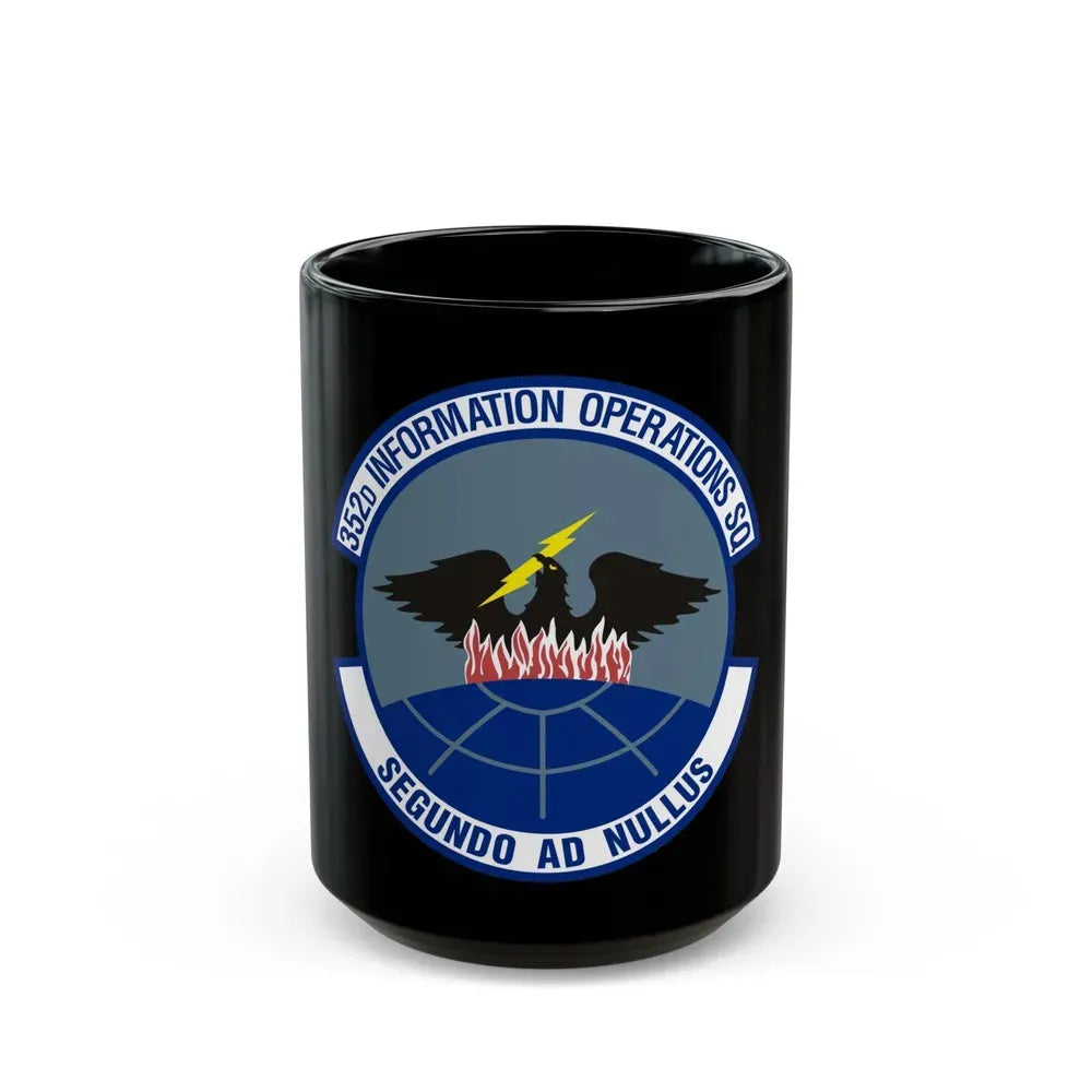 352d Information Operations Squadron (U.S. Air Force) Black Coffee Mug 15oz - Go Mug Yourself