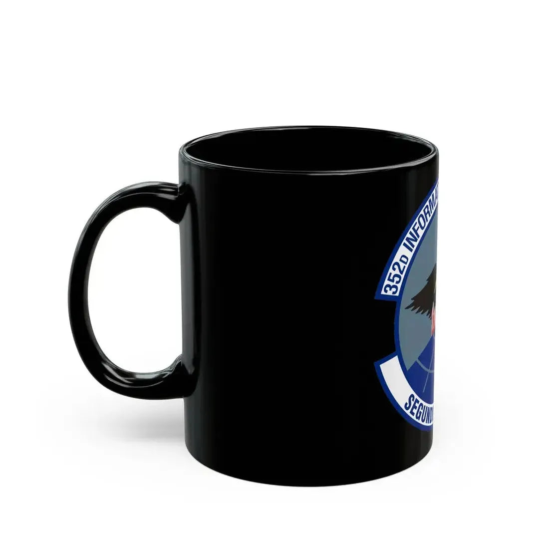 352d Information Operations Squadron (U.S. Air Force) Black Coffee Mug - Go Mug Yourself