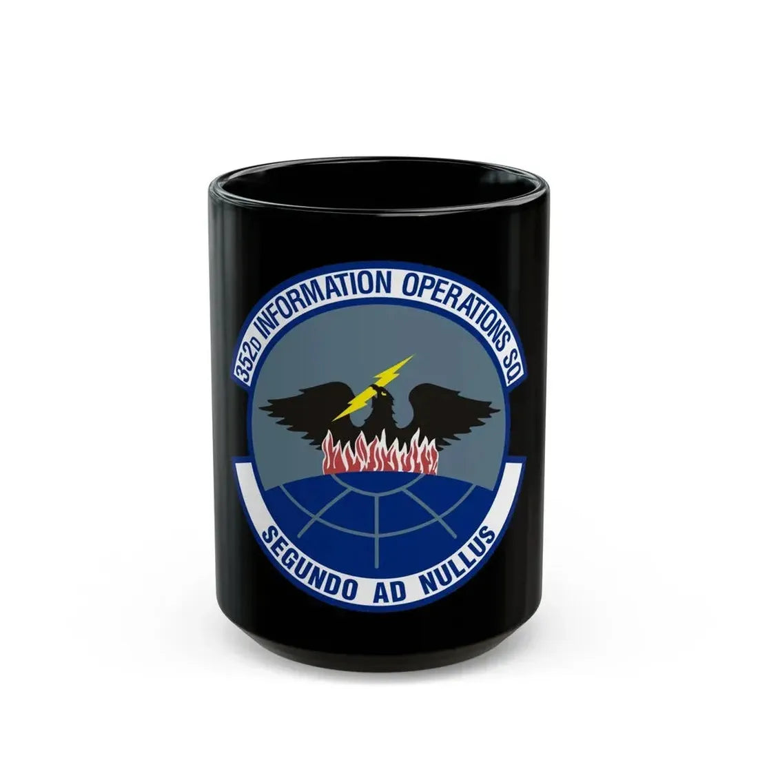 352d Information Operations Squadron (U.S. Air Force) Black Coffee Mug - Go Mug Yourself