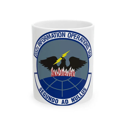 352d Information Operations Squadron (U.S. Air Force) White Coffee Mug 11oz - Go Mug Yourself