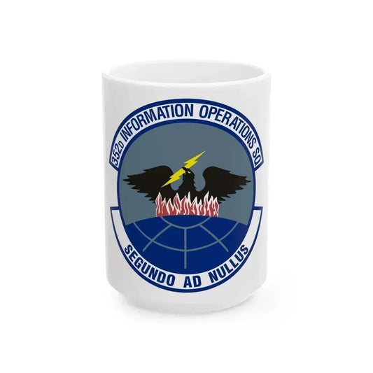 352d Information Operations Squadron (U.S. Air Force) White Coffee Mug 15oz - Go Mug Yourself