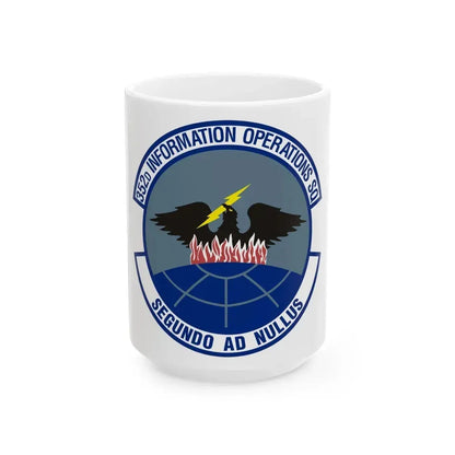 352d Information Operations Squadron (U.S. Air Force) White Coffee Mug 15oz - Go Mug Yourself