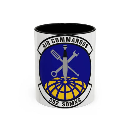 352d Special Operations Maintenance Squadron (U.S. Air Force) Accent Coffee Mug 11oz Black - Go Mug Yourself