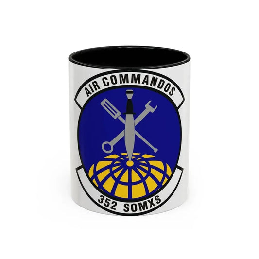 352d Special Operations Maintenance Squadron (U.S. Air Force) Accent Coffee Mug 11oz Black - Go Mug Yourself