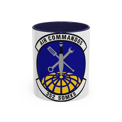 352d Special Operations Maintenance Squadron (U.S. Air Force) Accent Coffee Mug 11oz Navy - Go Mug Yourself