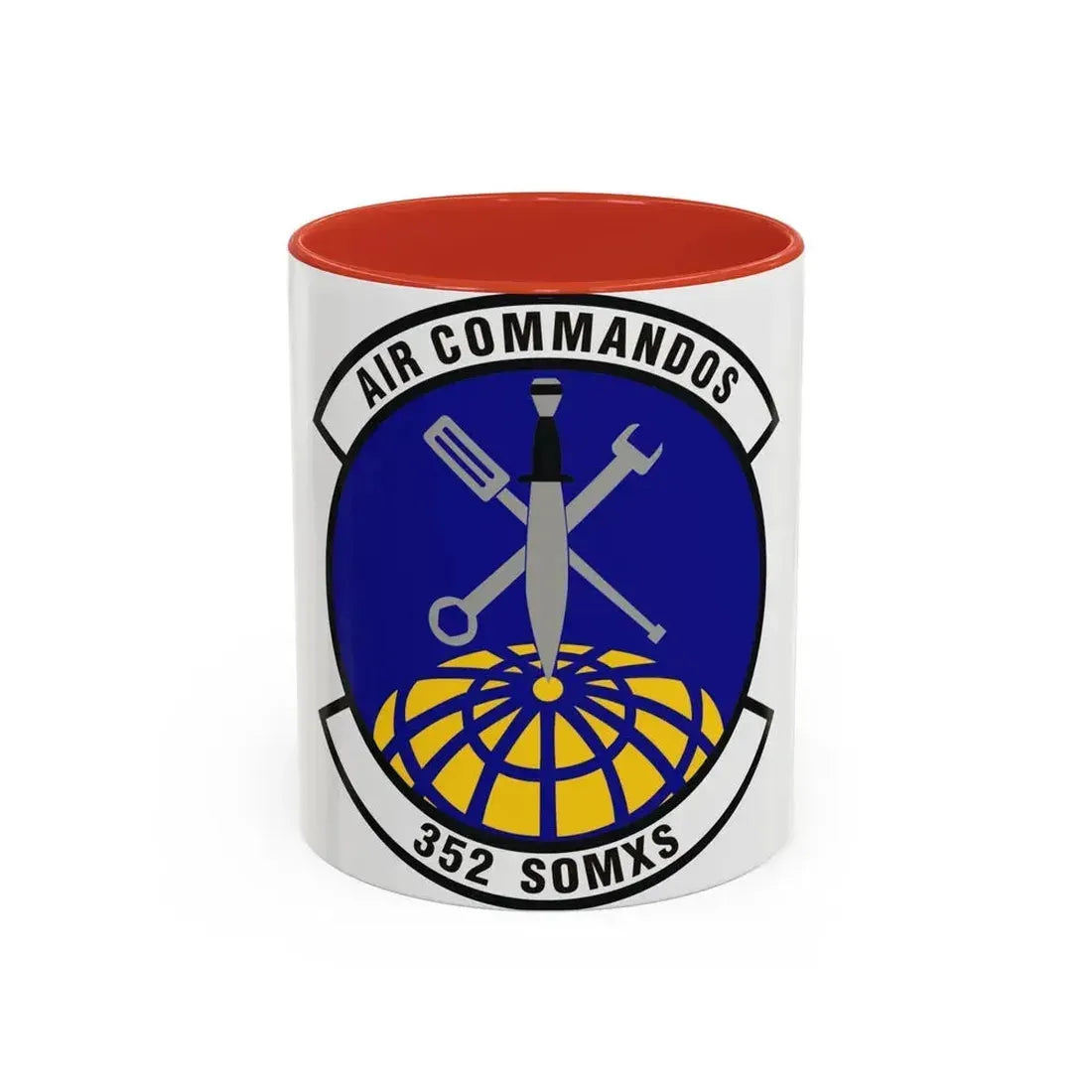 352d Special Operations Maintenance Squadron (U.S. Air Force) Accent Coffee Mug 11oz Red - Go Mug Yourself