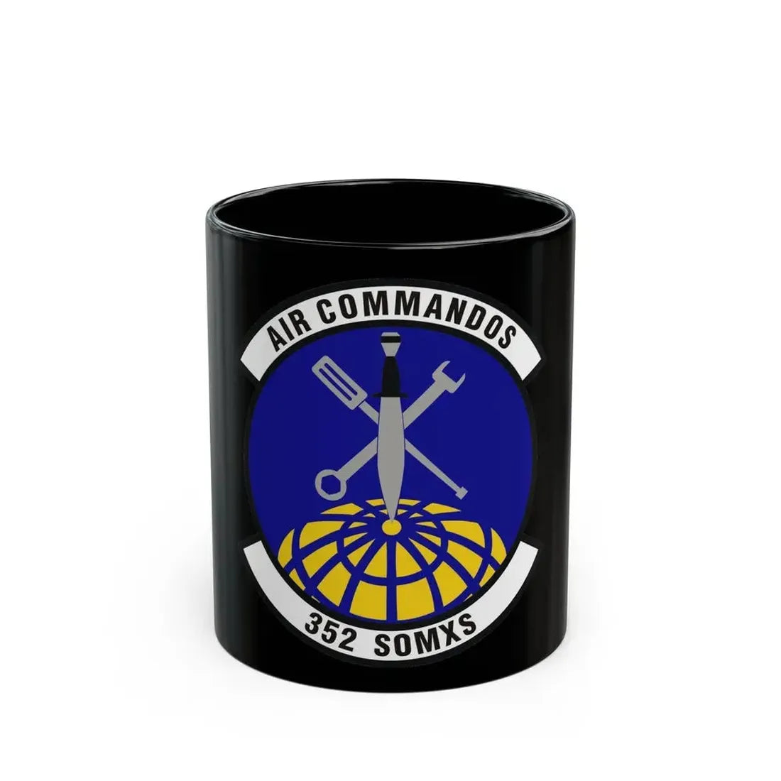 352d Special Operations Maintenance Squadron (U.S. Air Force) Black Coffee Mug 11oz - Go Mug Yourself