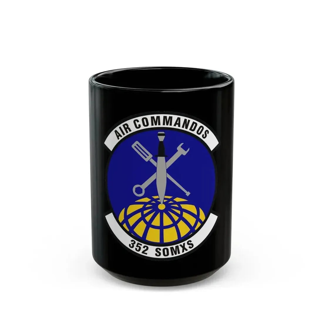 352d Special Operations Maintenance Squadron (U.S. Air Force) Black Coffee Mug 15oz - Go Mug Yourself