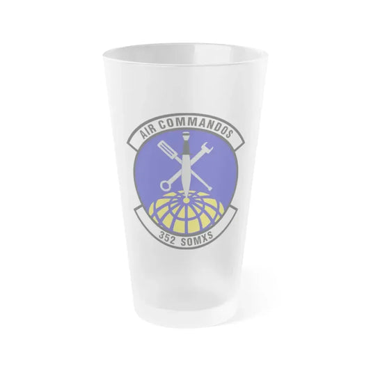 352d Special Operations Maintenance Squadron (U.S. Air Force) Frosted Pint Glass 16oz 16oz Frosted - Go Mug Yourself