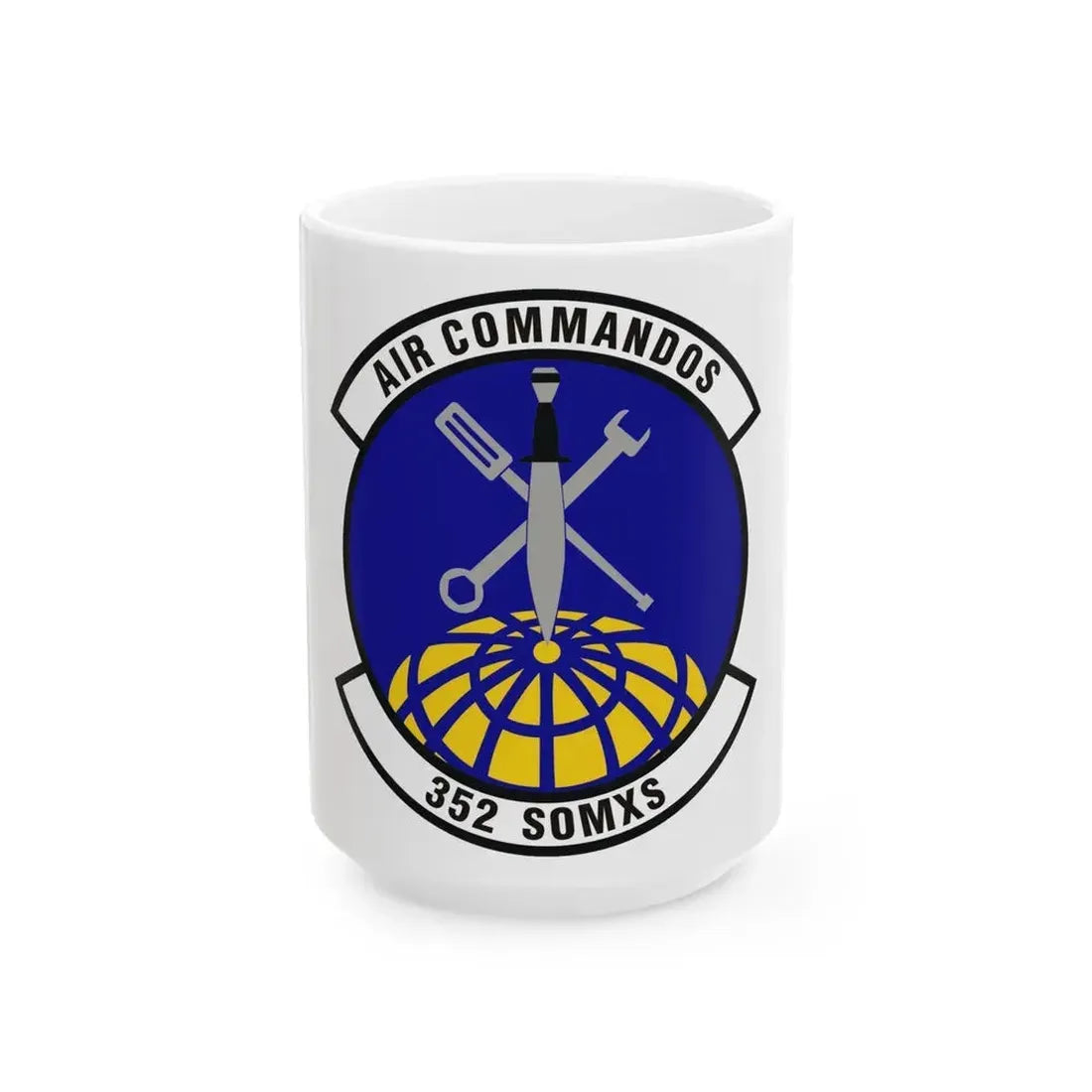 352d Special Operations Maintenance Squadron (U.S. Air Force) White Coffee Mug 15oz - Go Mug Yourself
