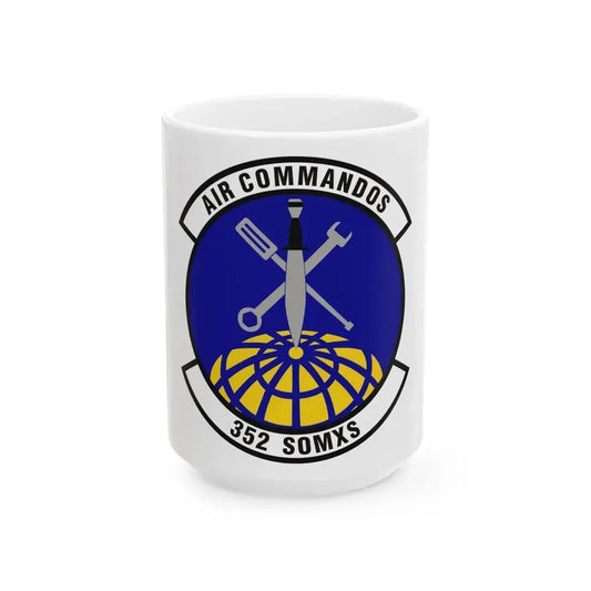 352d Special Operations Maintenance Squadron (U.S. Air Force) White Coffee Mug 15oz - Go Mug Yourself
