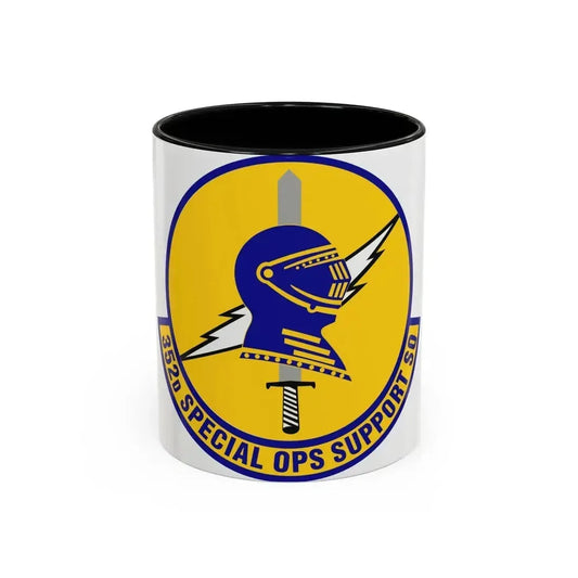 352d Special Operations Support Squadron (U.S. Air Force) Accent Coffee Mug 11oz Black - Go Mug Yourself