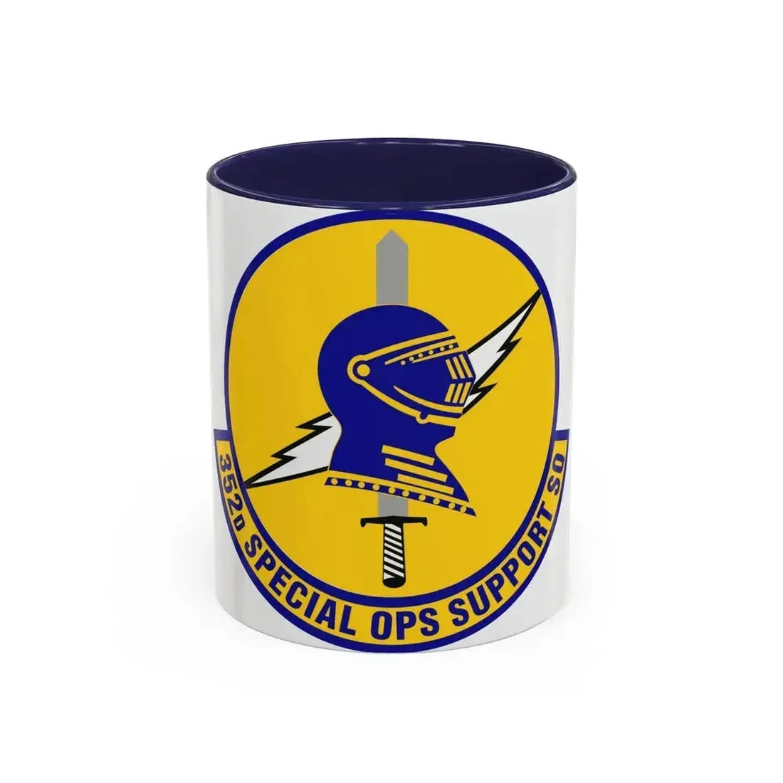352d Special Operations Support Squadron (U.S. Air Force) Accent Coffee Mug 11oz Navy - Go Mug Yourself