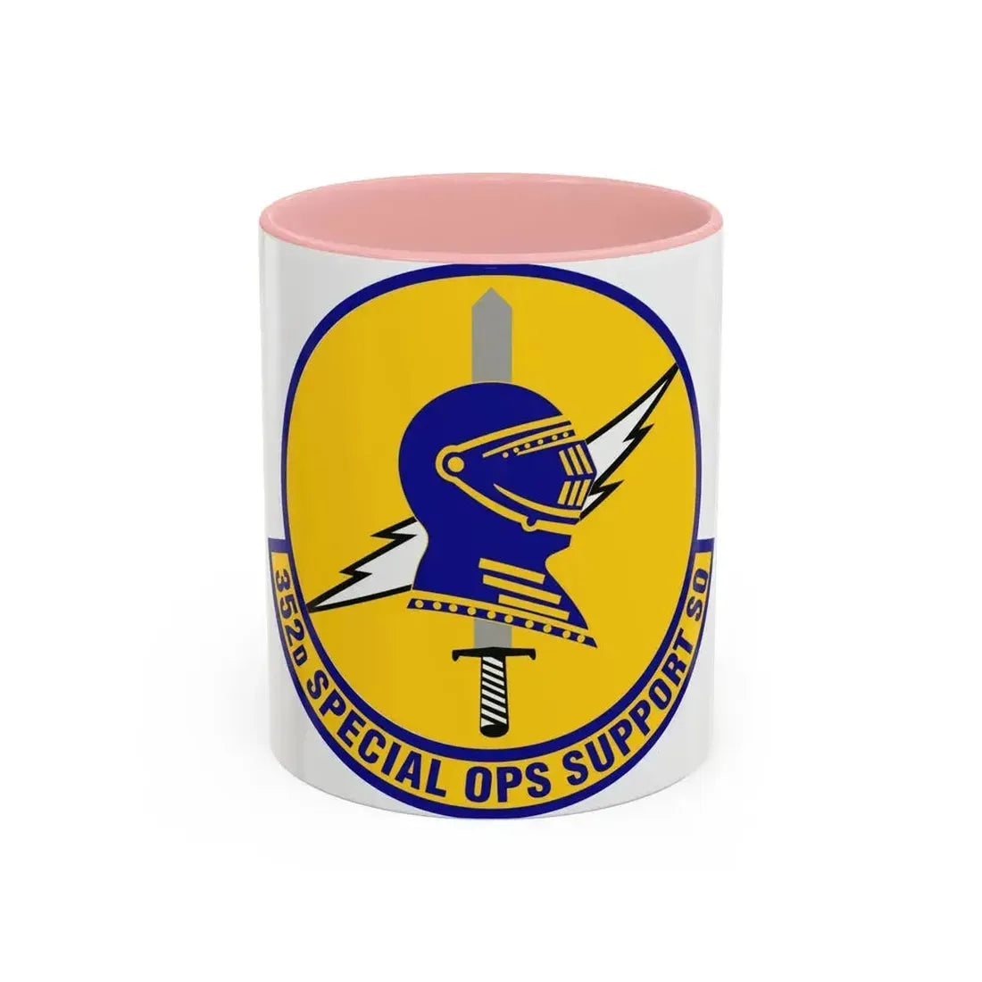 352d Special Operations Support Squadron (U.S. Air Force) Accent Coffee Mug 11oz Pink - Go Mug Yourself