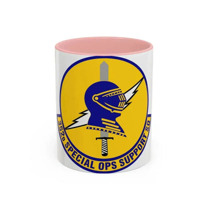 352d Special Operations Support Squadron (U.S. Air Force) Accent Coffee Mug 11oz Pink - Go Mug Yourself