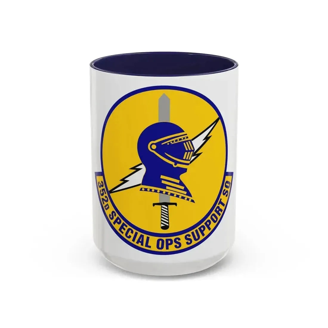 352d Special Operations Support Squadron (U.S. Air Force) Accent Coffee Mug 15oz Navy - Go Mug Yourself