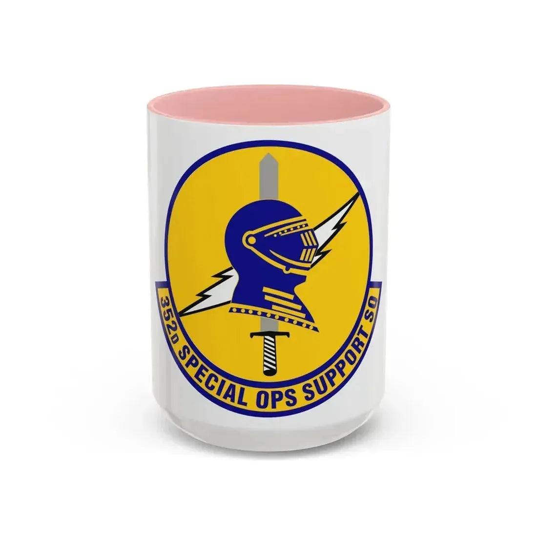 352d Special Operations Support Squadron (U.S. Air Force) Accent Coffee Mug 15oz Pink - Go Mug Yourself