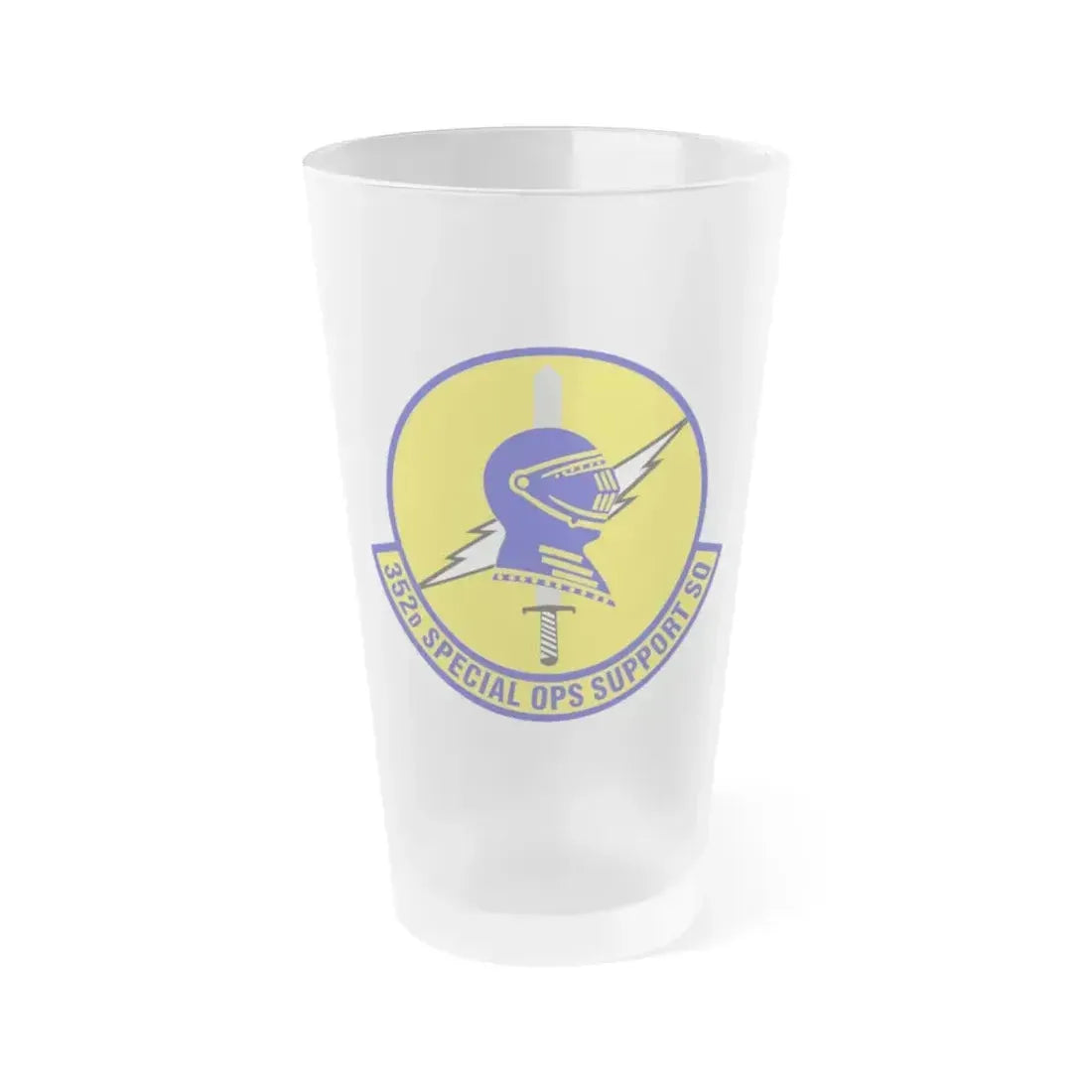 352d Special Operations Support Squadron (U.S. Air Force) Frosted Pint Glass 16oz 16oz Frosted - Go Mug Yourself