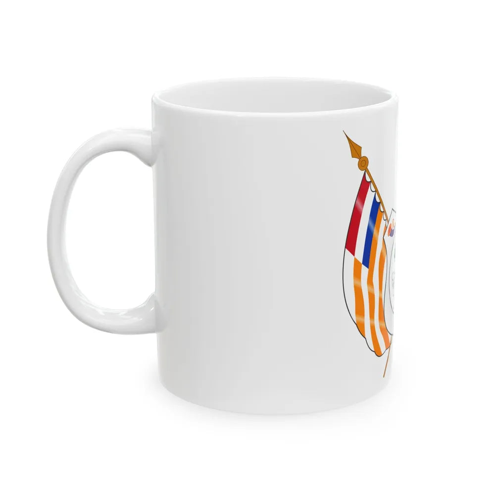 Coat of arms of the Orange Free State - White Coffee Mug-Go Mug Yourself