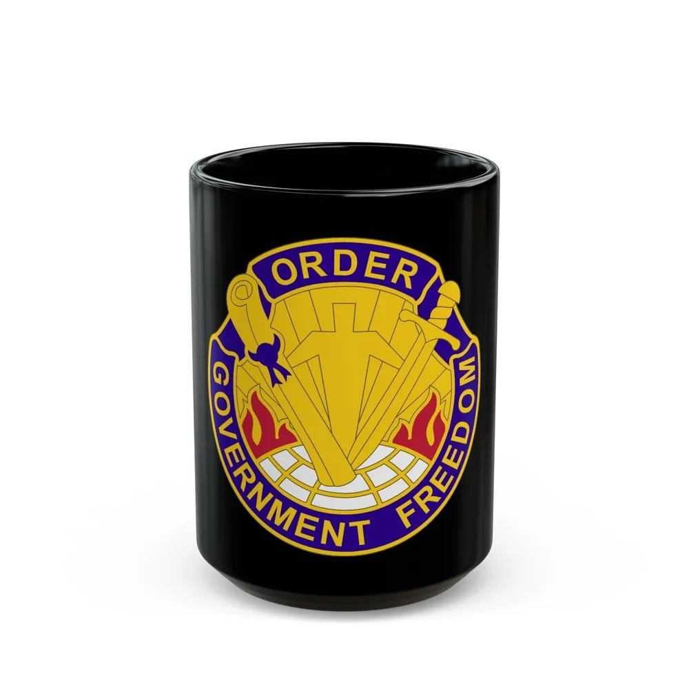 353 Civil Affairs Command 2 (U.S. Army) Black Coffee Mug-15oz-Go Mug Yourself