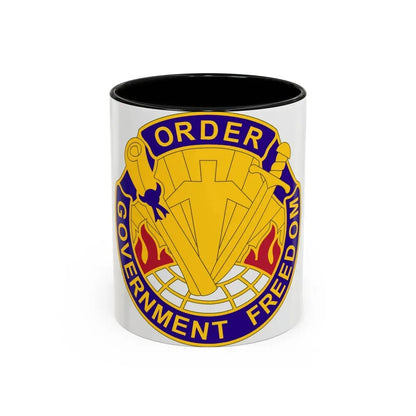 353 Civil Affairs Command 2 (U.S. Army) Accent Coffee Mug 11oz Black - Go Mug Yourself