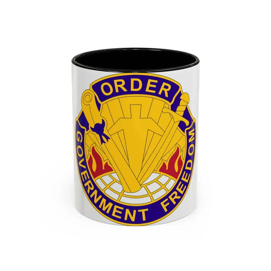 353 Civil Affairs Command 2 (U.S. Army) Accent Coffee Mug 11oz Black - Go Mug Yourself