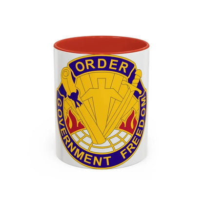 353 Civil Affairs Command 2 (U.S. Army) Accent Coffee Mug 11oz Red - Go Mug Yourself