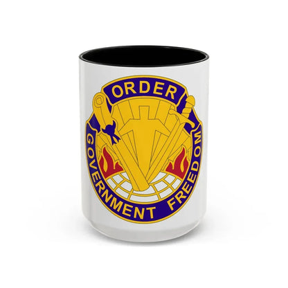 353 Civil Affairs Command 2 (U.S. Army) Accent Coffee Mug 15oz Black - Go Mug Yourself