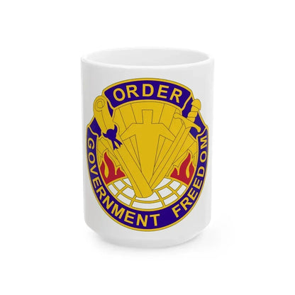 353 Civil Affairs Command 2 (U.S. Army) White Coffee Mug 15oz - Go Mug Yourself