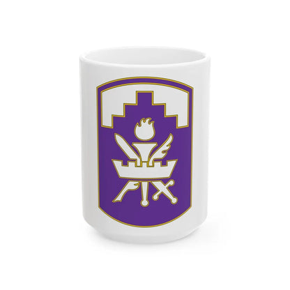 353 Civil Affairs Command 3 (U.S. Army) White Coffee Mug-15oz-Go Mug Yourself