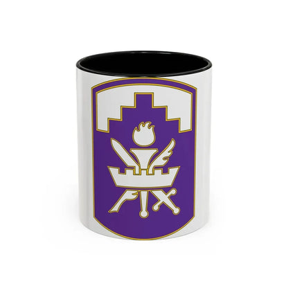 353 Civil Affairs Command 3 (U.S. Army) Accent Coffee Mug 11oz Black - Go Mug Yourself