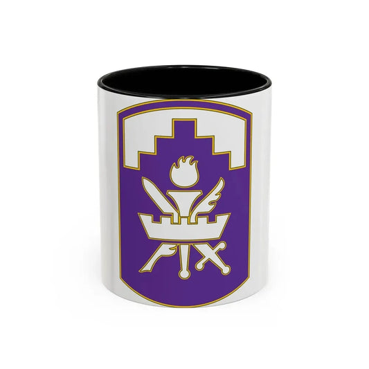 353 Civil Affairs Command 3 (U.S. Army) Accent Coffee Mug 11oz Black - Go Mug Yourself