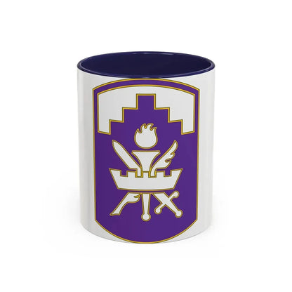 353 Civil Affairs Command 3 (U.S. Army) Accent Coffee Mug 11oz Navy - Go Mug Yourself