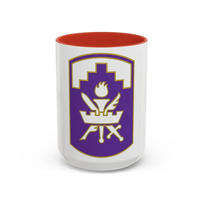 353 Civil Affairs Command 3 (U.S. Army) Accent Coffee Mug 15oz Red - Go Mug Yourself