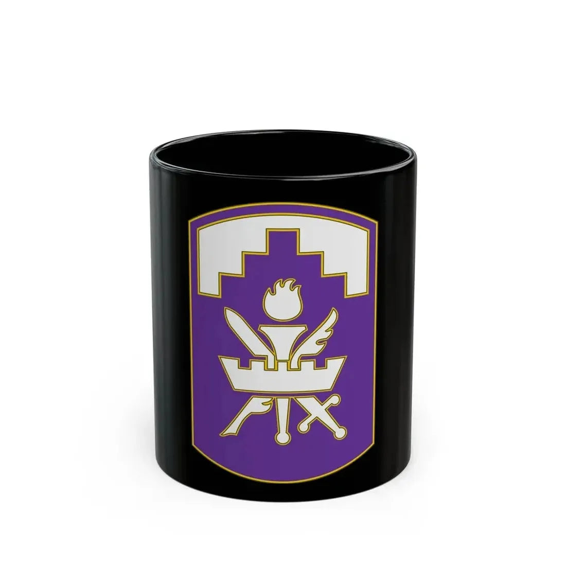 353 Civil Affairs Command 3 (U.S. Army) Black Coffee Mug 11oz - Go Mug Yourself