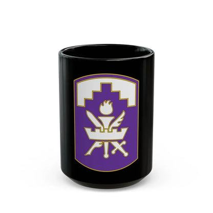 353 Civil Affairs Command 3 (U.S. Army) Black Coffee Mug 15oz - Go Mug Yourself