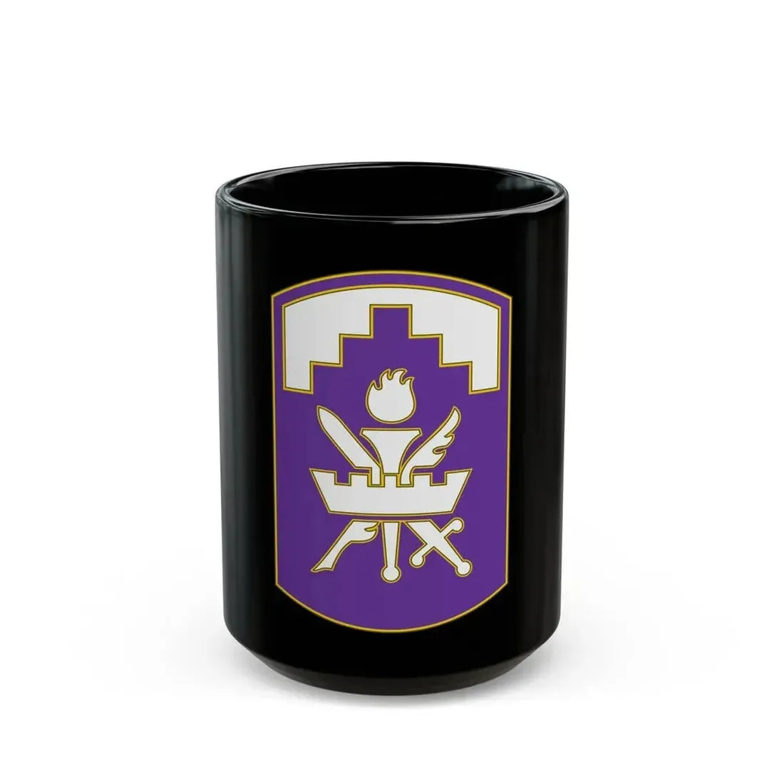 353 Civil Affairs Command 3 (U.S. Army) Black Coffee Mug 15oz - Go Mug Yourself
