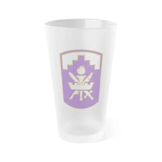 353 Civil Affairs Command 3 (U.S. Army) Frosted Pint Glass 16oz Default Title - Go Mug Yourself